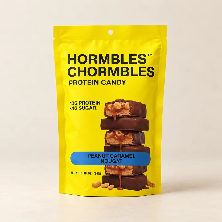 HORMBLES CHORMBLES Peanut Caramel Nougat protein candy