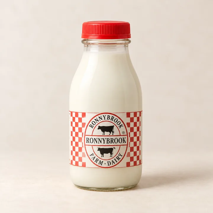 Ronnybrook red-capped white milk (exact variety unconfirmed)