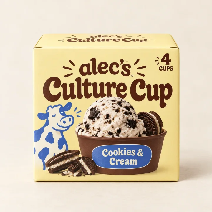 Alec’s Culture Cup Cookies & Cream