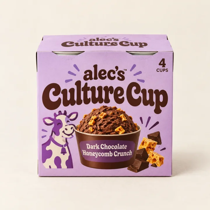 Alec’s Culture Cup Dark Chocolate Honeycomb Crunch