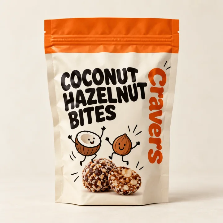Cravers Coconut Hazelnut Bites