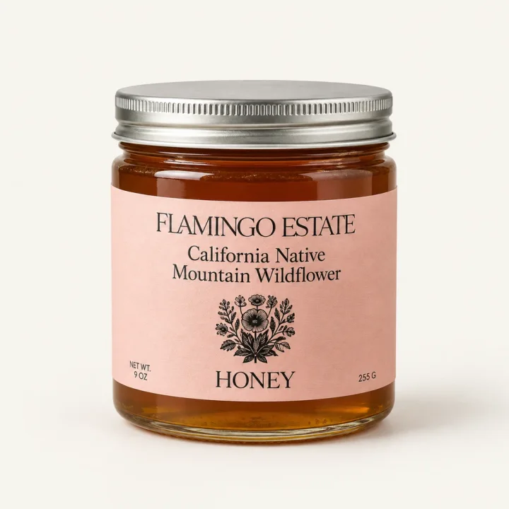 Flamingo Estate California Native Mountain Wildflower Honey