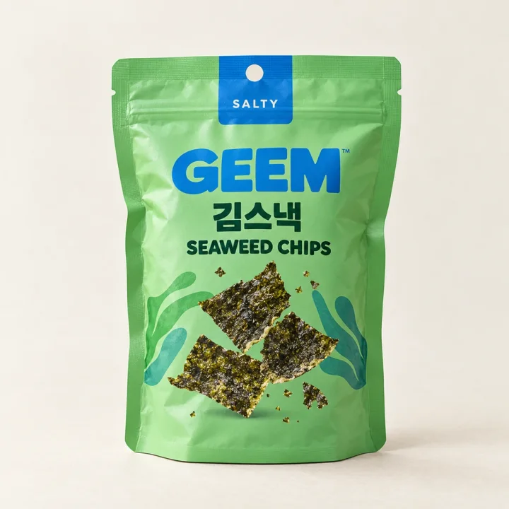 GEEM Salty Seaweed Chips