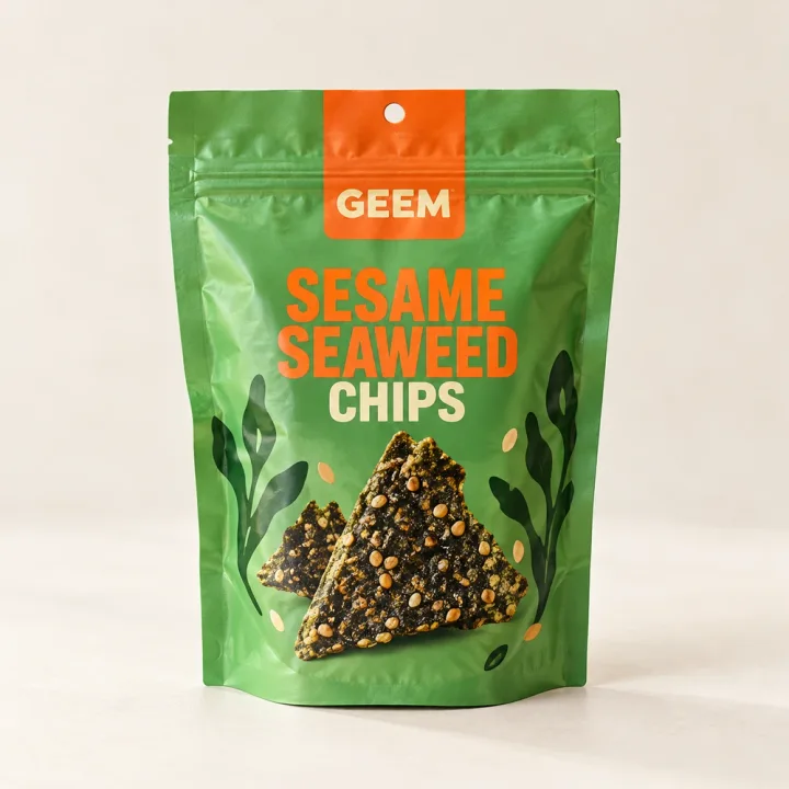 GEEM Sesame Seaweed Chips
