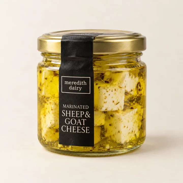 Meredith Dairy Marinated Sheep & Goat Cheese