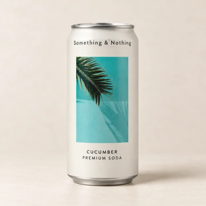 Something & Nothing Cucumber Soda