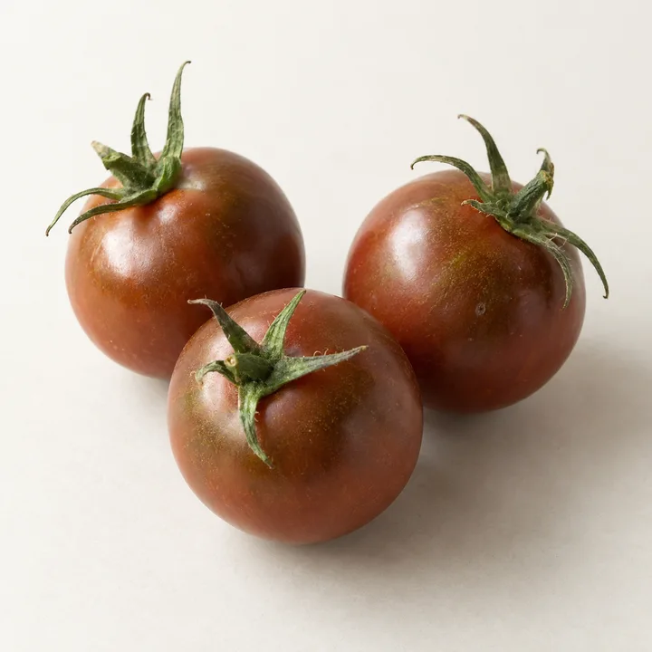Chocolate Cherry tomato illustration